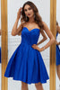 Load image into Gallery viewer, Royal Blue A-Line Sweetheart Short Prom Dress