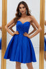 Load image into Gallery viewer, Royal Blue A-Line Sweetheart Short Prom Dress