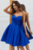 Load image into Gallery viewer, Royal Blue A-Line Sweetheart Short Prom Dress