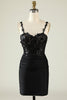 Load image into Gallery viewer, Sparkly Spaghetti Straps Sequins Cocktail Dress