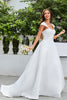 Load image into Gallery viewer, Simple Ivory Satin A-Line Wedding Dress